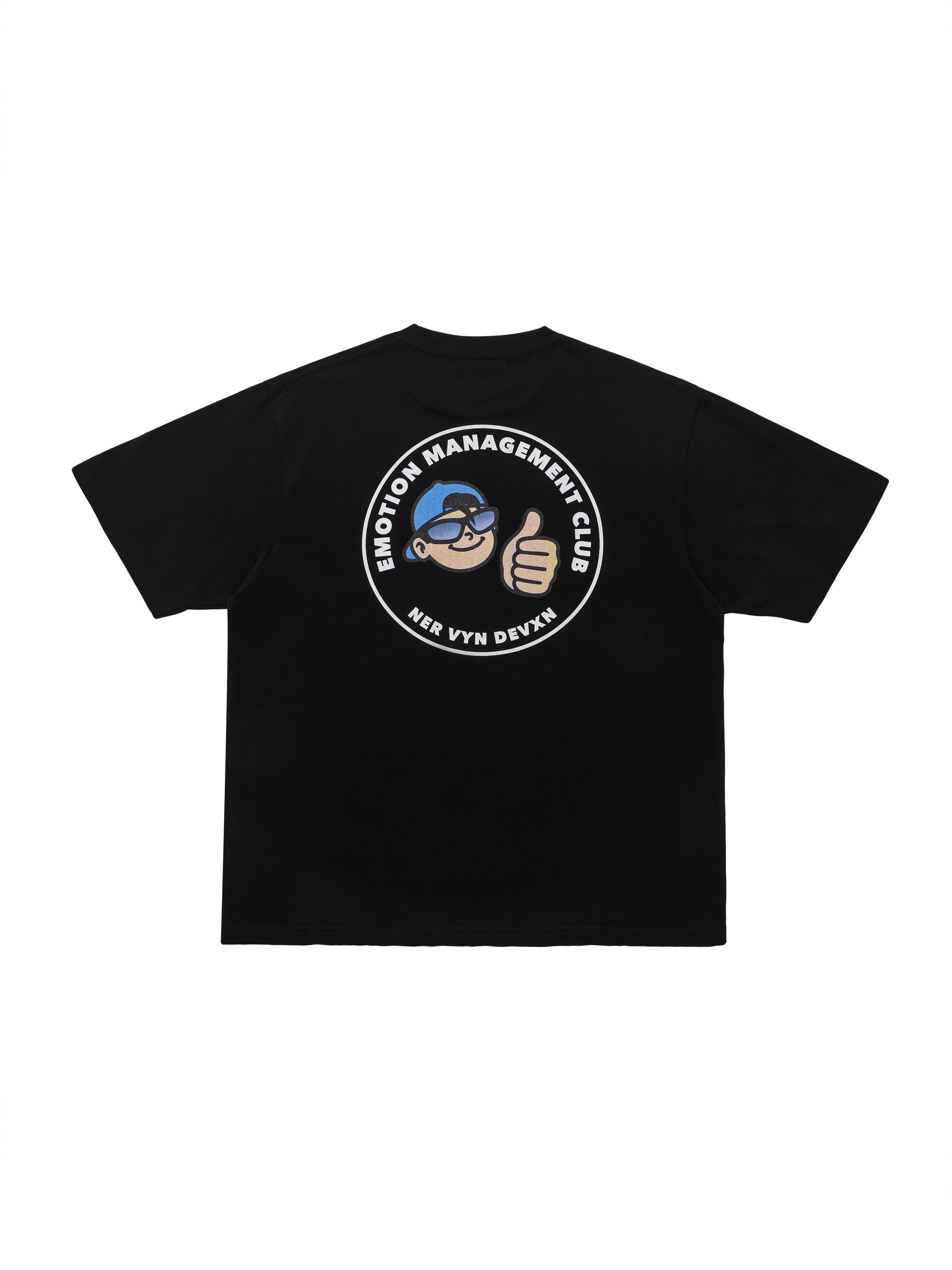 &quot;Emotion Management Club&quot; Boxy Graphic T-Shirt